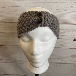 💫Gray Knit Crochet Turban Head/Ear Warmers